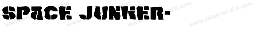 Space Junker字体转换